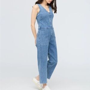 Women's Blue Denim Overalls